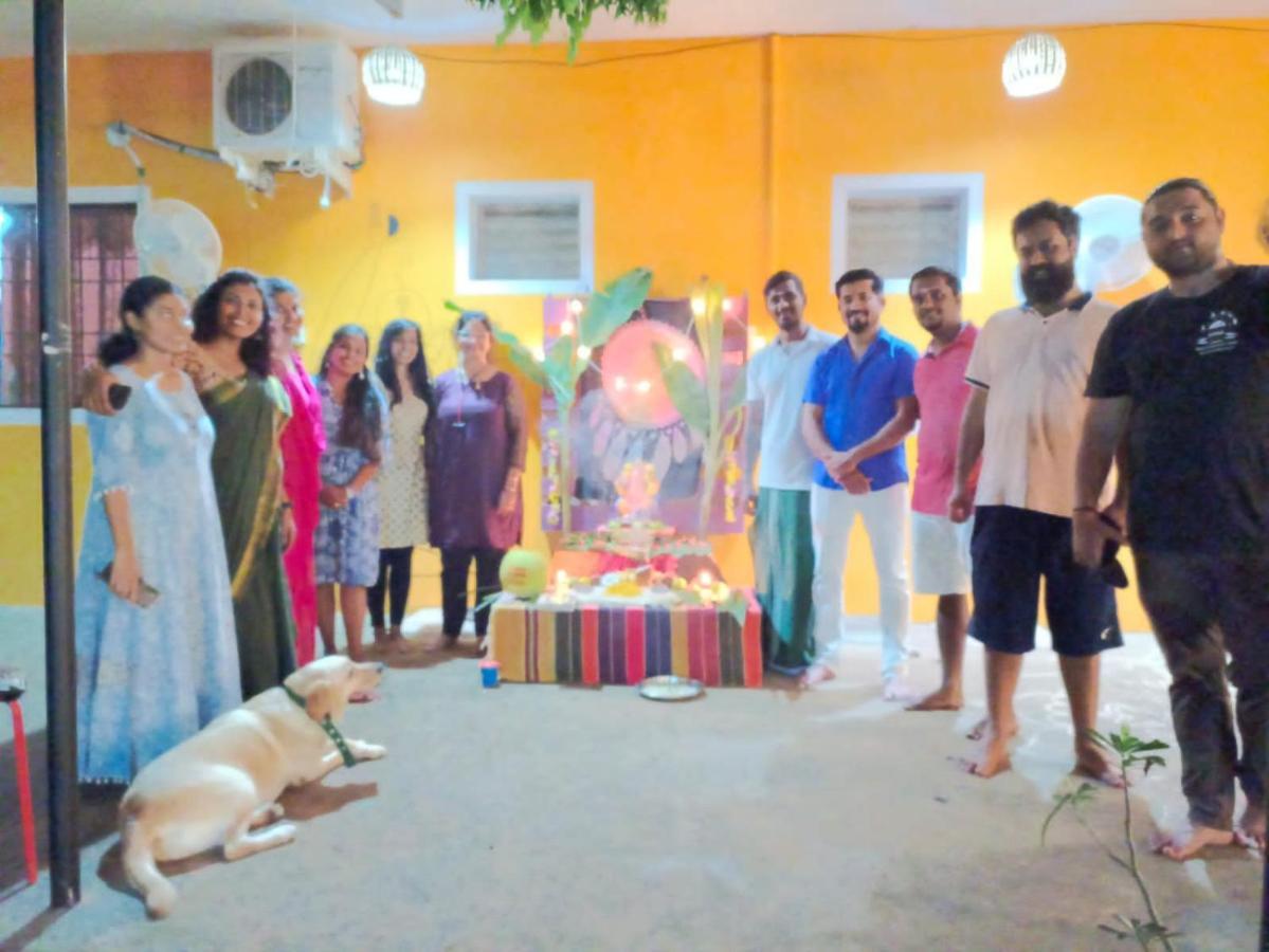 Travellers Tribe By Livelehood Habitat Hostel Auroville Luaran gambar